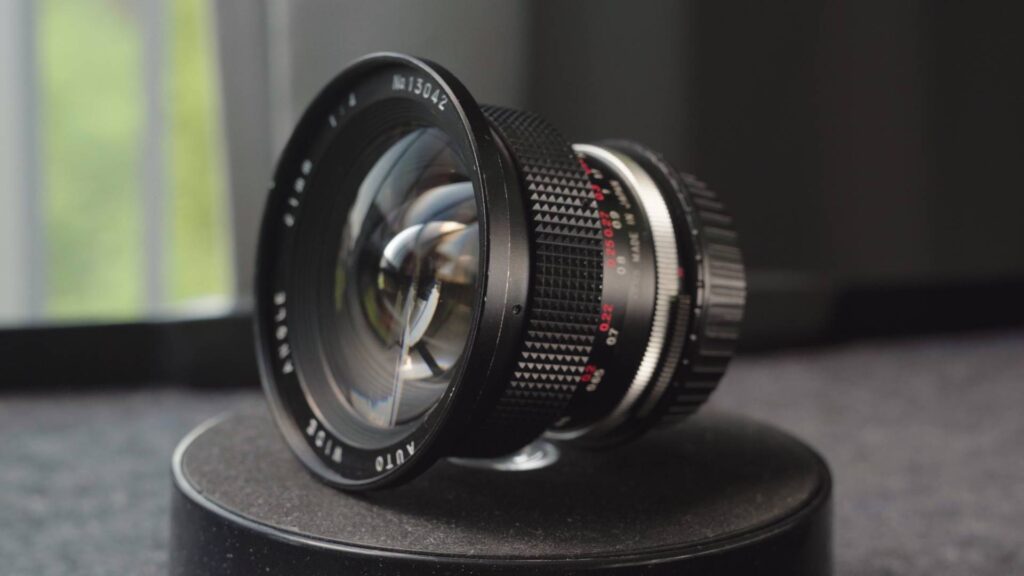 Panagor 21mm f4 lens aka Vivitar 20mm f3.8