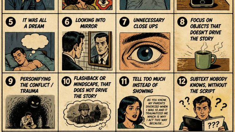 Student Filmmaker Bingo Card